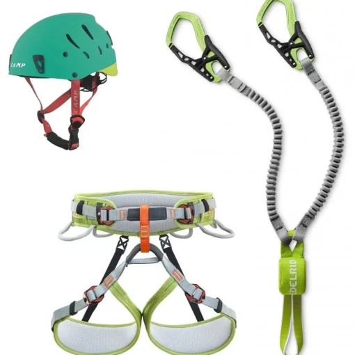Oliunìd Deal Kit Cable Kit VI + helmet and harness via ferrata kit* Via Ferrata Kits|Complete Kits