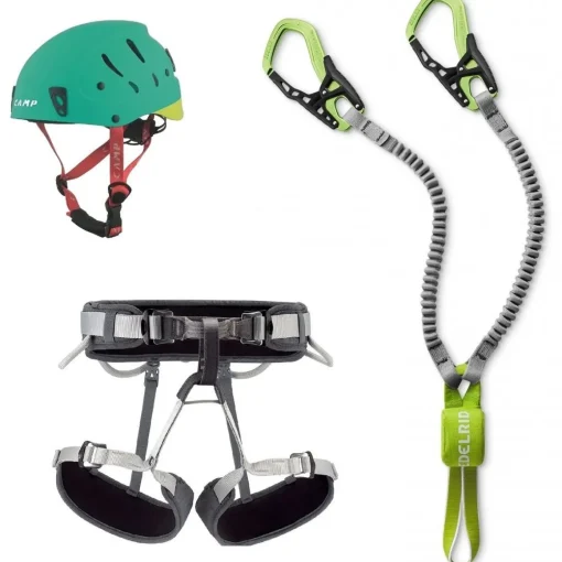 Oliunìd Deal Kit Cable Kit VI + helmet and harness via ferrata kit* Via Ferrata Kits|Complete Kits