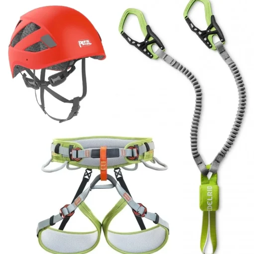 Oliunìd Deal Kit Cable Kit VI + helmet and harness via ferrata kit* Via Ferrata Kits|Complete Kits