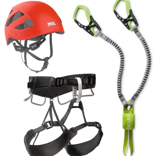 Oliunìd Deal Kit Cable Kit VI + helmet and harness via ferrata kit* Via Ferrata Kits|Complete Kits