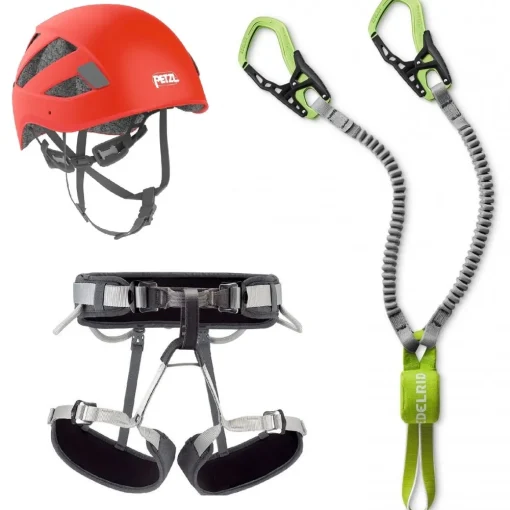 Oliunìd Deal Kit Cable Kit VI + helmet and harness via ferrata kit* Via Ferrata Kits|Complete Kits