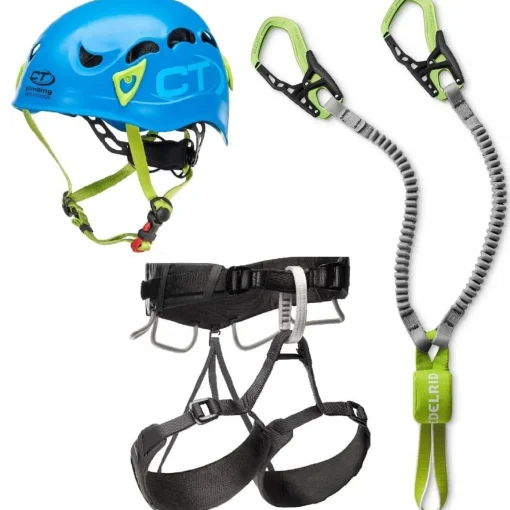 Oliunìd Deal Kit Cable Kit VI + helmet and harness via ferrata kit* Via Ferrata Kits|Complete Kits