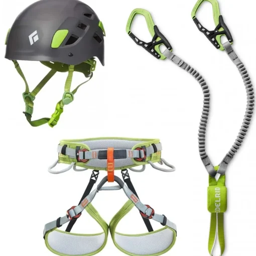 Oliunìd Deal Kit Cable Kit VI + helmet and harness via ferrata kit* Via Ferrata Kits|Complete Kits