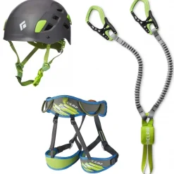 Oliunìd Deal Kit Cable Kit VI + helmet and harness via ferrata kit* Via Ferrata Kits|Complete Kits