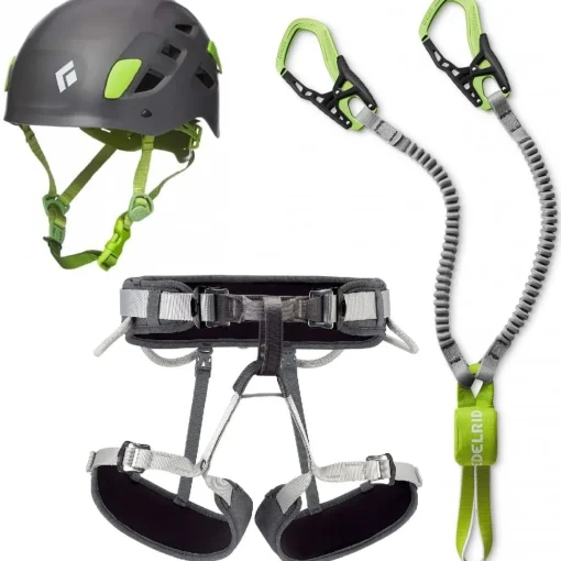 Oliunìd Deal Kit Cable Kit VI + helmet and harness via ferrata kit* Via Ferrata Kits|Complete Kits