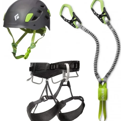 Oliunìd Deal Kit Cable Kit VI + helmet and harness via ferrata kit* Via Ferrata Kits|Complete Kits