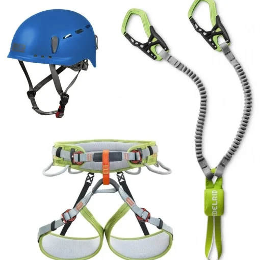 Oliunìd Deal Kit Cable Kit VI + helmet and harness via ferrata kit* Via Ferrata Kits|Complete Kits