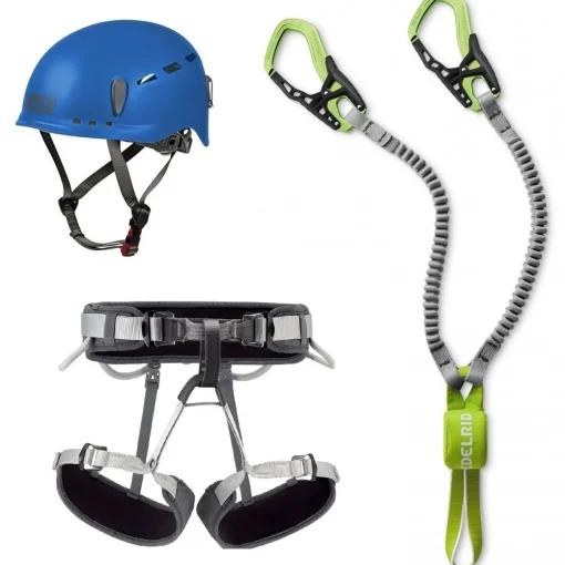 Oliunìd Deal Kit Cable Kit VI + helmet and harness via ferrata kit* Via Ferrata Kits|Complete Kits