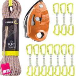 Edelrid Oliunìd Deal Kit Ceuze Express Trapper GriGri* Crag Kits