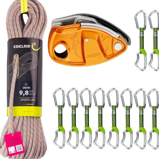 Edelrid Oliunìd Deal Kit Ceuze Lime NY GriGri* Crag Kits