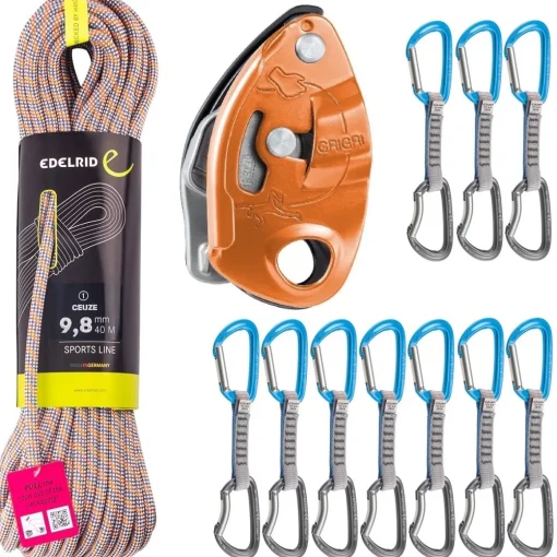Edelrid Oliunìd Deal Kit Ceuze Orbit Express GriGri* Crag Kits