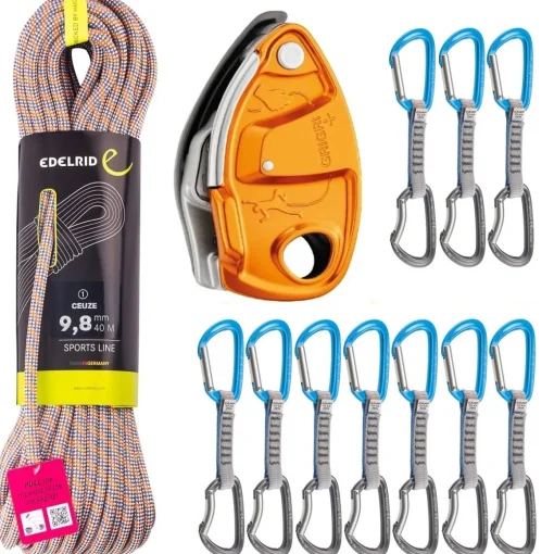 Edelrid Oliunìd Deal Kit Ceuze Orbit Express GriGri* Crag Kits