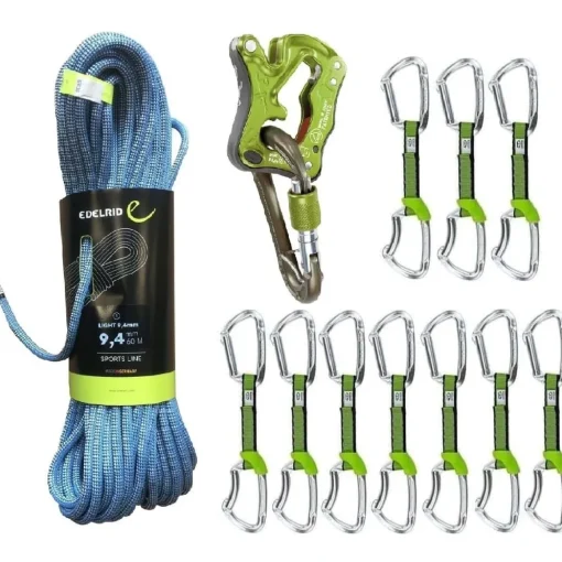 Edelrid Oliunìd Deal Kit Light 9.4 10 quickdraws Click Up* Crag Kits