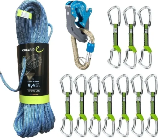 Edelrid Oliunìd Deal Kit Light 9.4 10 quickdraws Click Up* Crag Kits