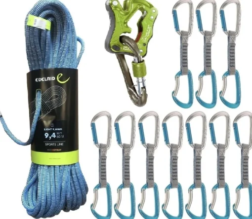 Edelrid Oliunìd Deal Kit Light 9.4 10 quickdraws Click Up* Crag Kits