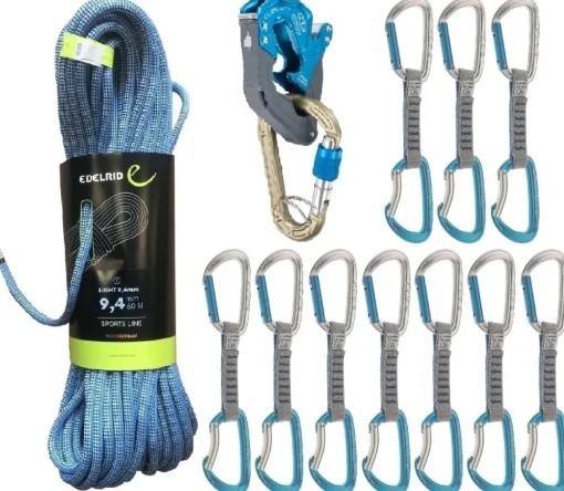 Edelrid Oliunìd Deal Kit Light 9.4 10 quickdraws Click Up* Crag Kits