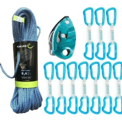 Edelrid Oliunìd Deal Kit Light 9.4 Express Trapper GriGri* Crag Kits