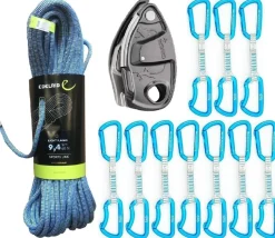 Edelrid Oliunìd Deal Kit Light 9.4 Express Trapper GriGri* Crag Kits