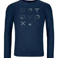 Ortovox 185 Merino Brand Outline LS M men's thermal long sleeve t-shirt* Base Layers|Men