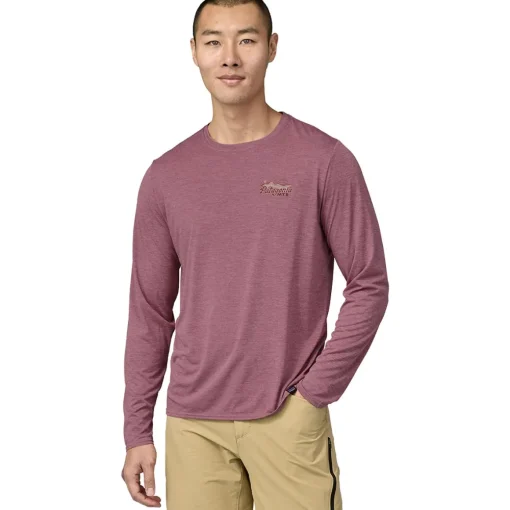 Patagonia M's L/S Cap Cool Daily Graphic Shirt Lands Men's long-sleeved t-shirt* T-Shirts|Men