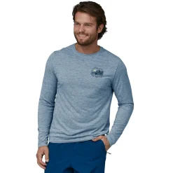 Patagonia M's L/S Cap Cool Daily Graphic Shirt Lands Men's long-sleeved t-shirt* T-Shirts|Men