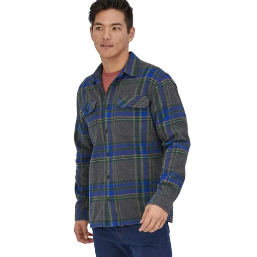 Patagonia M's L/S Organic Cotton MW Fjord Flannel Shirt men's shirt* Shirts|Men