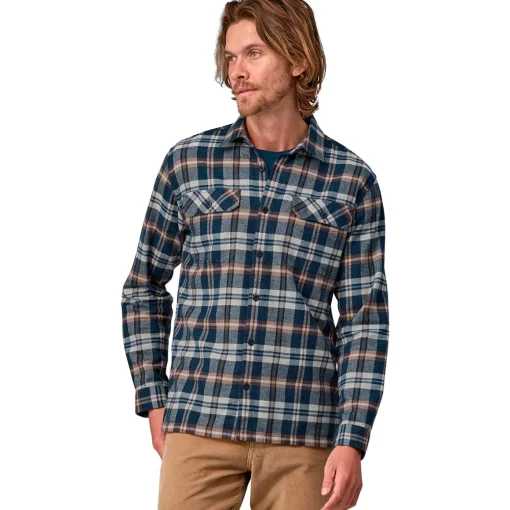 Patagonia M's L/S Organic Cotton MW Fjord Flannel Shirt men's shirt* Shirts|Men