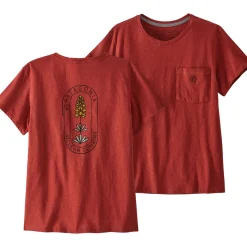 Patagonia W's Clean Climb Bloom Pocket Responsibili-Tee Women's T-Shirt*Women T-Shirts|Women