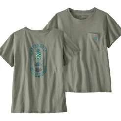 Patagonia W's Clean Climb Bloom Pocket Responsibili-Tee Women's T-Shirt*Women T-Shirts|Women