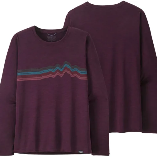 Patagonia W's L / S Capilene Cool Daily Graphic Shirt women's long-sleeved t-shirt*Women T-Shirts|Women