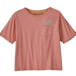 Patagonia W's Lost And Found Organic Easy Cut Pocket Tee Women's t-shirt*Women T-Shirts|Women