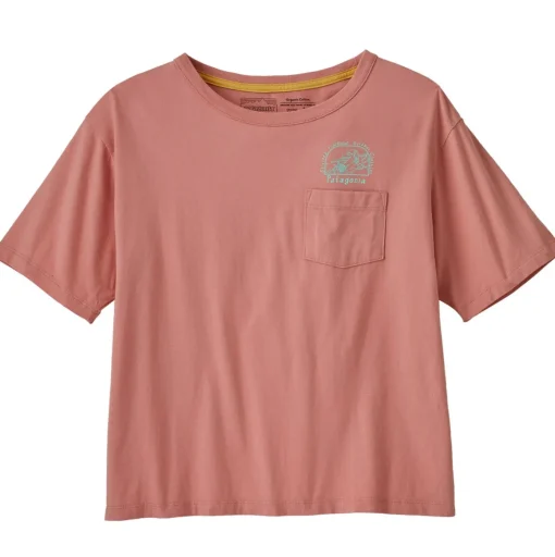 Patagonia W's Lost And Found Organic Easy Cut Pocket Tee Women's t-shirt*Women T-Shirts|Women