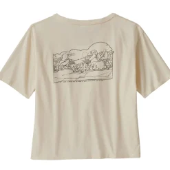 Patagonia W's Lost And Found Organic Easy Cut Pocket Tee Women's t-shirt*Women T-Shirts|Women