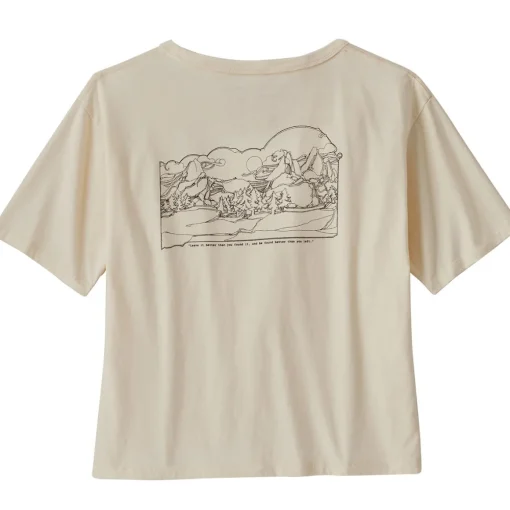 Patagonia W's Lost And Found Organic Easy Cut Pocket Tee Women's t-shirt*Women T-Shirts|Women