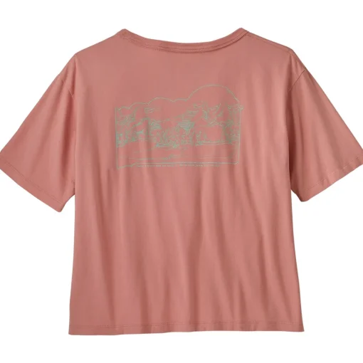Patagonia W's Lost And Found Organic Easy Cut Pocket Tee Women's t-shirt*Women T-Shirts|Women