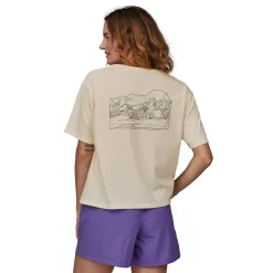 Patagonia W's Lost And Found Organic Easy Cut Pocket Tee Women's t-shirt*Women T-Shirts|Women