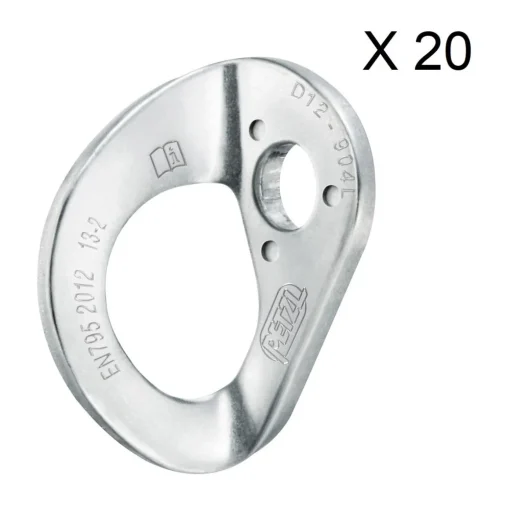Petzl Coeur HCR Ø12 mm hanger 20-Pack* Hangers And Rings