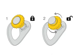 Petzl Coeur Pulse 12 mm removable anchor for work at height* Belay Stations