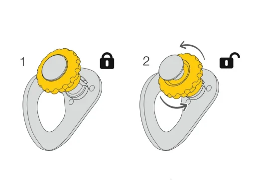Petzl Coeur Pulse 12 mm removable anchor for work at height* Belay Stations