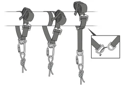 Petzl Connexion Vario adjustable anchor strap work at height* Lanyards And Energy Absorber