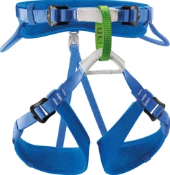 Petzl Macchu climbing harness for children* Adjustable Leg Loops