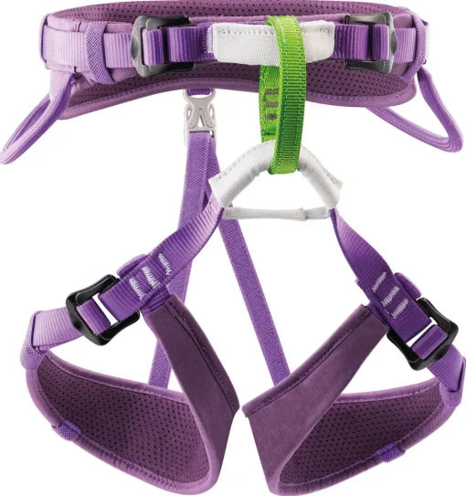 Petzl Macchu climbing harness for children* Adjustable Leg Loops