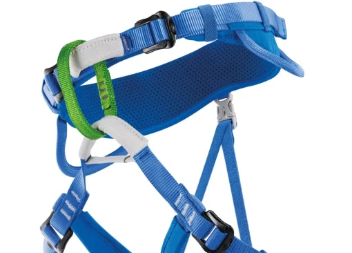 Petzl Macchu climbing harness for children* Adjustable Leg Loops