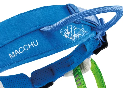 Petzl Macchu climbing harness for children* Adjustable Leg Loops