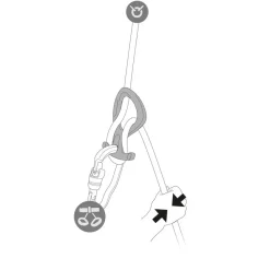 Petzl Pirana Club descender for canyoning* Belay Devices And Descenders