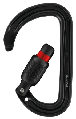 Petzl Sm'D Black Screw Lock screw-lock climbing carabiner* Carabiners And Quick Links