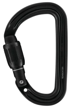 Petzl Sm'D Black Screw Lock screw-lock climbing carabiner* Carabiners And Quick Links