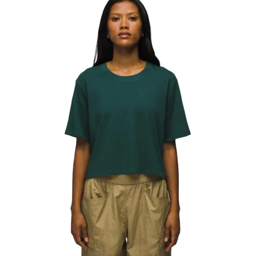 Prana Everyday Crop Tee women's t-shirt*Women T-Shirts|Women