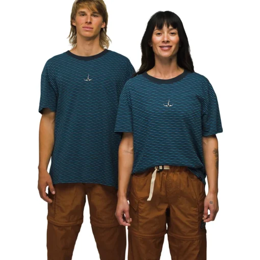 Prana Paxton Striped SS Tee men's t-shirt* T-Shirts|Men