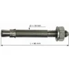 Raumer Hang Fix inox M10AL Ø10x86mm expanding anchor bolt* Expansion Bolts